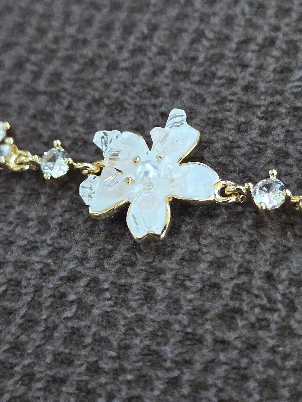 La Meno Druzy Flower🌸 Bracelet - NIB - Picture 14 of 16